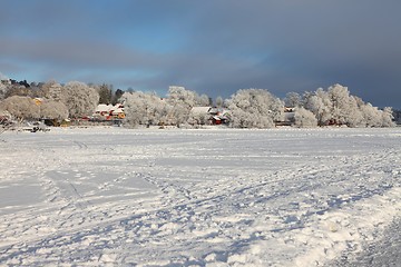 Image showing Frozen lake