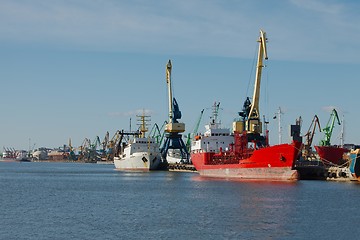 Image showing Industrial dock