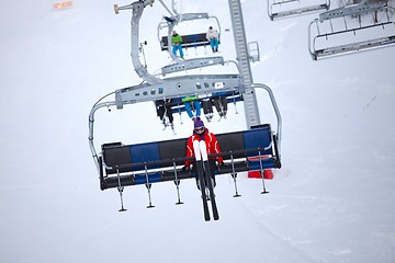 Image showing Ski lift