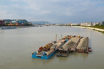 Image showing Barges