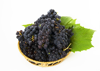 Image showing Grape in basket