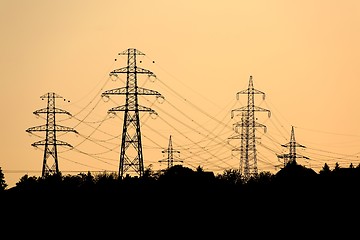 Image showing Electric lines