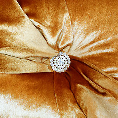 Image showing Detail of a fancy cushion
