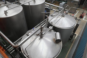 Image showing Beer factory