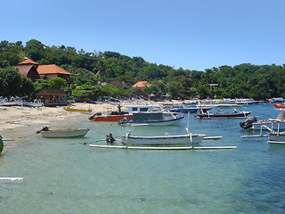 Image showing beach scenery at Bali