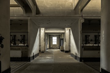 Image showing Dark and abandoned place