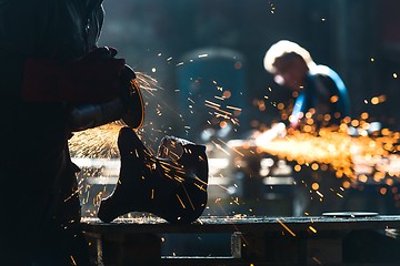 Image showing Industrial Worker at the factory