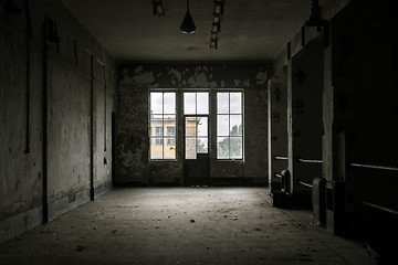 Image showing Dark and abandoned place