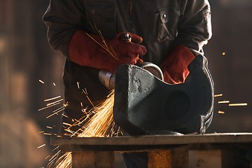 Image showing Industrial Worker at the factory