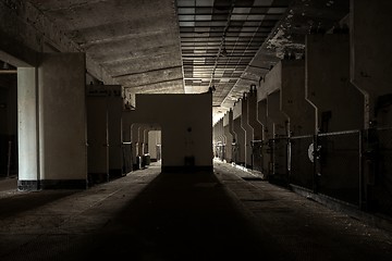 Image showing Dark and abandoned place