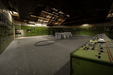 Image showing Electricity distribution hall in metal industry