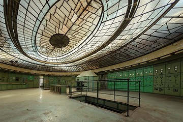 Image showing Electricity distribution hall in metal industry