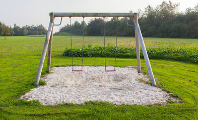 Image showing Swing in a park