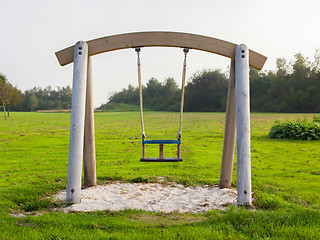 Image showing Swing in a park