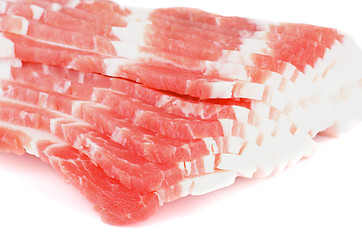 Image showing Raw Bacon
