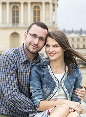 Image showing Urban Portrait of a Young Couple