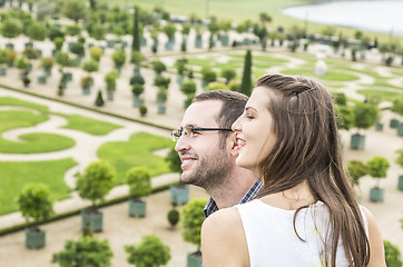 Image showing Profile of a Happy Young Couple