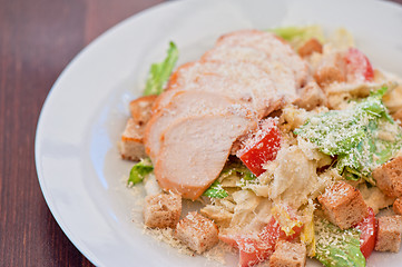 Image showing Chicken ceasar salad