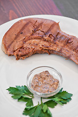Image showing Boiled beef tongue