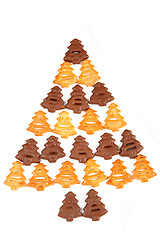 Image showing cookies (christmas tree shape)