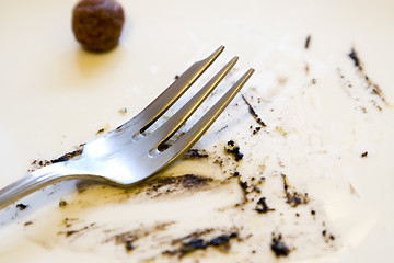 Image showing Dirty plate

