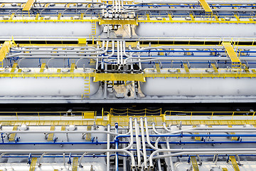 Image showing Oil product storage tanks