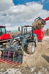 Image showing Agriculture wheel loader. Tyumen. Russia