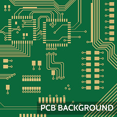 Image showing Pcb vector background