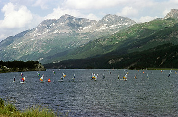 Image showing Wind surfing