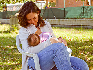 Image showing Breastfeeding