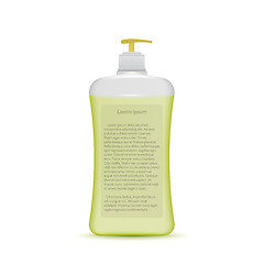 Image showing Vector illustration of liquid soap bottle