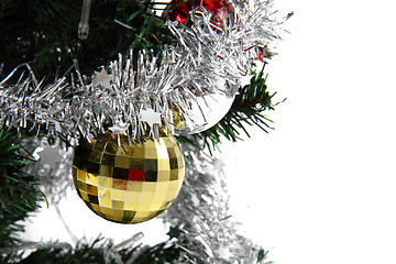 Image showing christmas decoration (old glass ball )