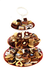 Image showing czech christmas cookies isolated