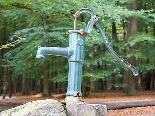 Image showing Hand operated water pump