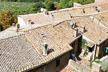 Image showing Rooftops Montepulciano