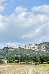 Image showing View to Montepulciano