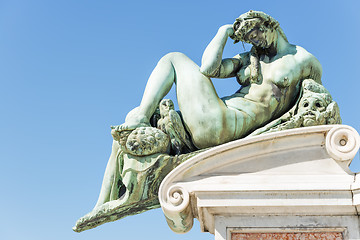 Image showing Detail of monument David Statue