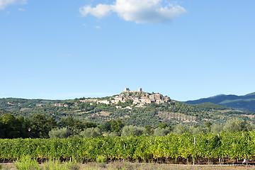 Image showing View to Montemassi Tuscany