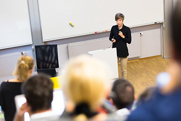 Image showing Lecture at university.