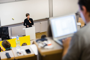 Image showing Lecture at university.