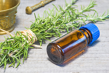 Image showing rosemary with tincture