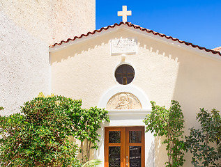 Image showing Fragment of a chapel in the town of Rethymno, Crete, Greece