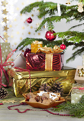 Image showing a lot of gifts for Christmas