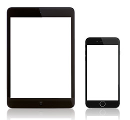 Image showing iPad Mini and iPhone 6