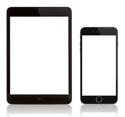 Image showing iPad Mini and iPhone 6 Plus