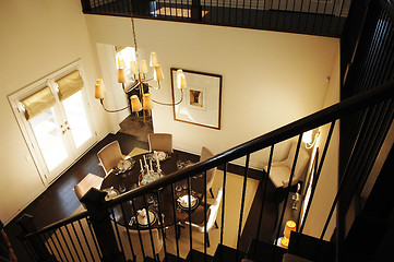 Image showing Staircase to dining room.