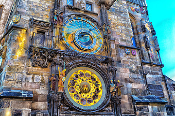 Image showing Astronomical clock in Prague