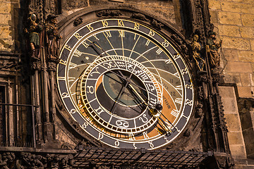 Image showing Astronomical clock in Prague