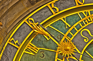 Image showing Astronomical clock in Prague 