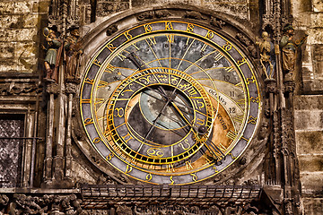 Image showing Astronomical clock in Prague